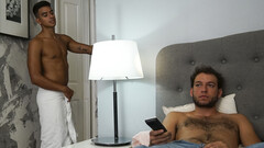 Boyfriend fucks hot Latino gay boy until he falls exhausted