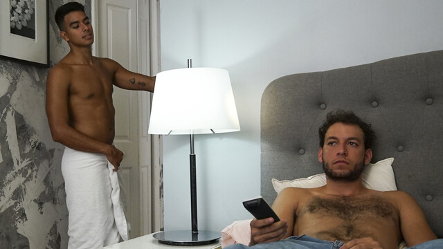 Boyfriend fucks hot Latino gay boy until he falls exhausted