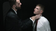 Twink gets ass spanked and hard drilled in a kinky gay game