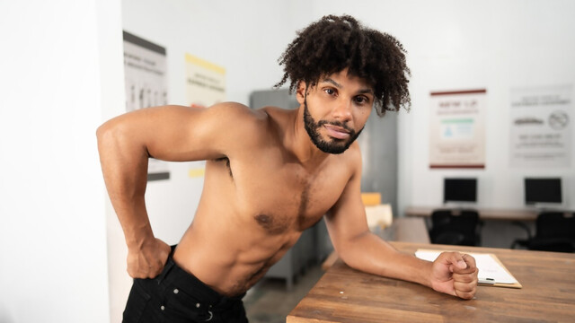 Black hunk gives white lover the cock he needs for an unforgettable time