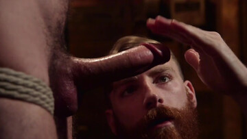 Bondage extreme makes slender gay lover feel supreme