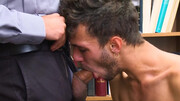 Horny young man gets caught stealing and fucked in the ass